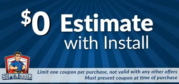 free estimate coupon - new garage door livonia