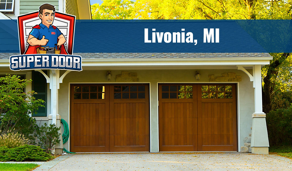 livonia garage door installation - wooden door